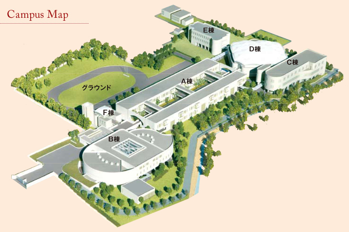 嘉悦大学キャンパスマップ