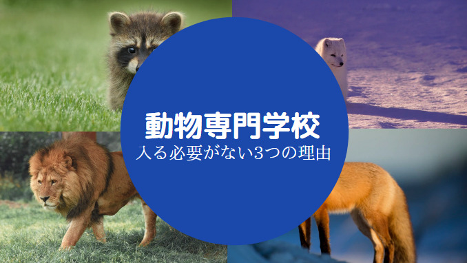動物専門学校やばい
