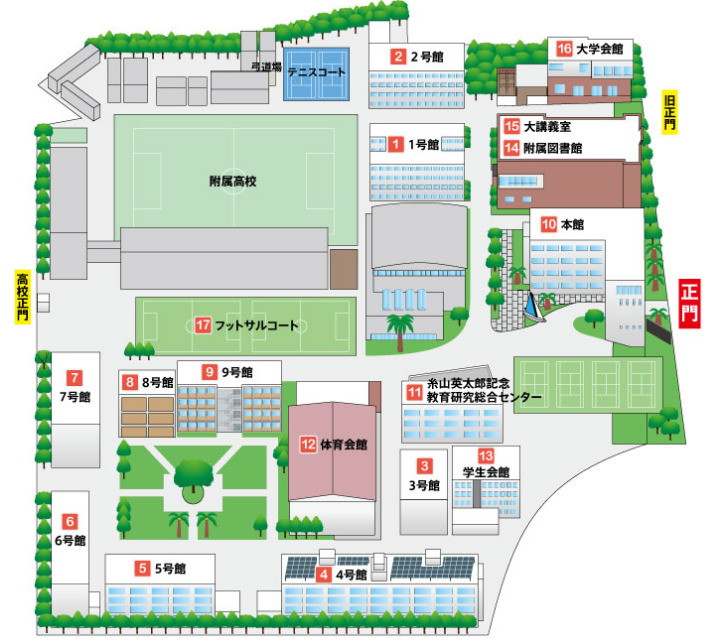 湘南工科大学キャンパスマップ