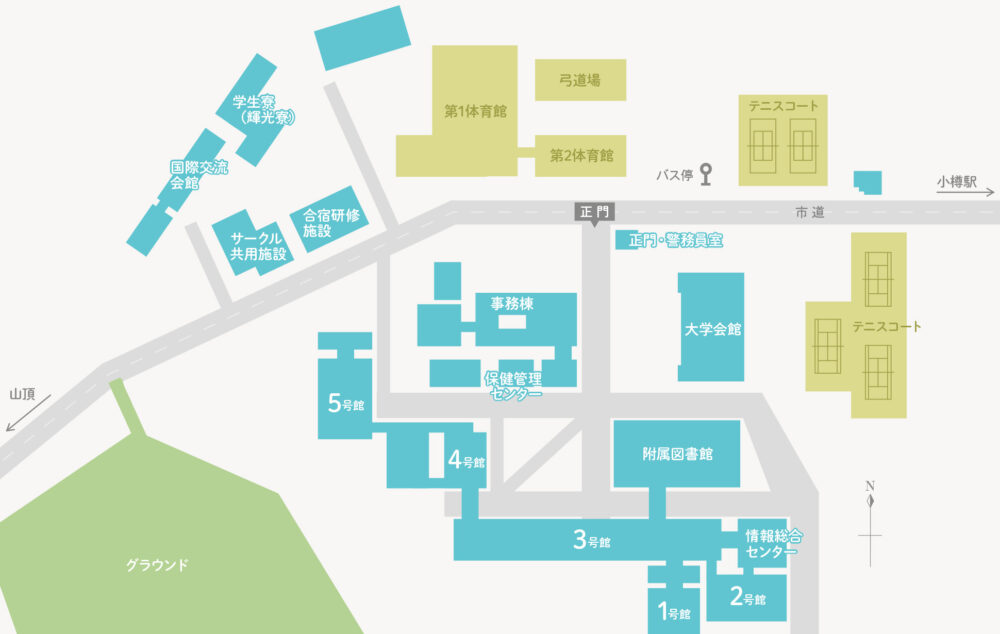 小樽商科大学キャンパスマップ