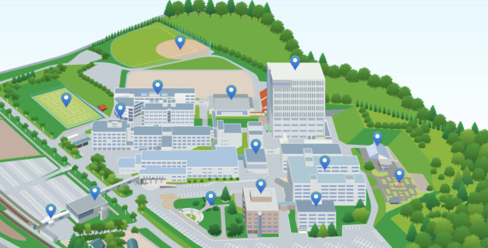 北海道医療大学キャンパスマップ