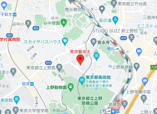 東京芸術大学周辺マップ