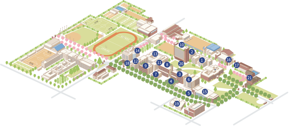 成蹊大学キャンパスマップ