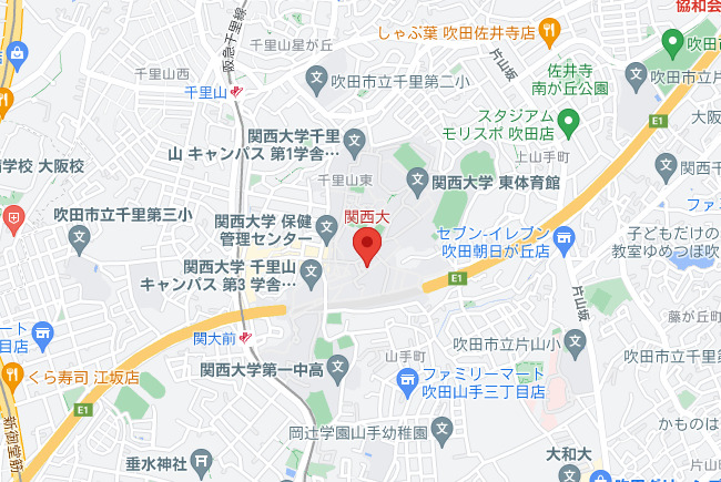 関西大学周辺マップ