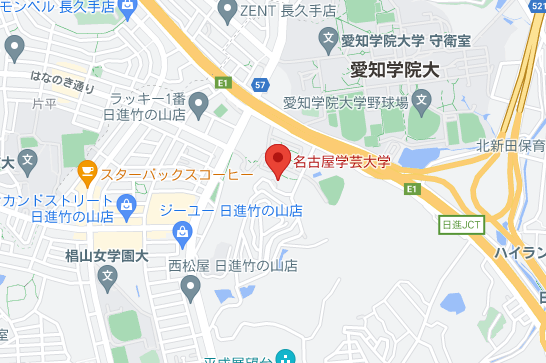 名古屋学芸大学周辺マップ