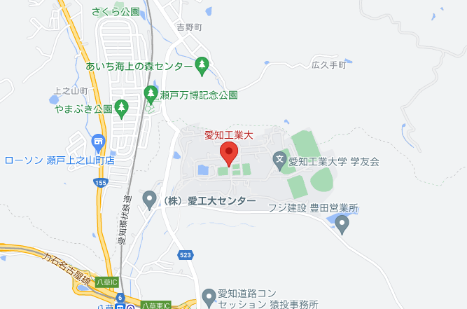 愛知工業大学周辺マップ