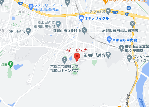福知山公立大学周辺マップ