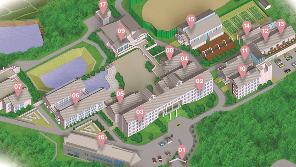 奈良大学キャンパスマップ