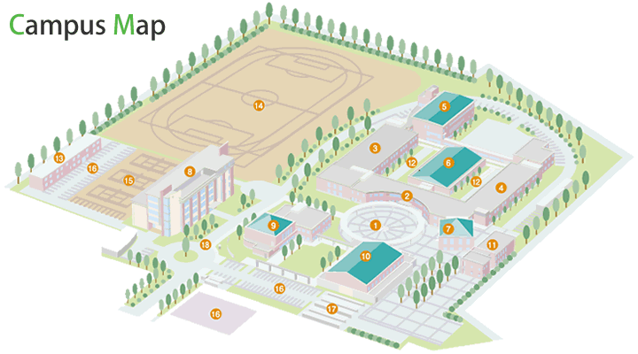 関西福祉大学キャンパスマップ