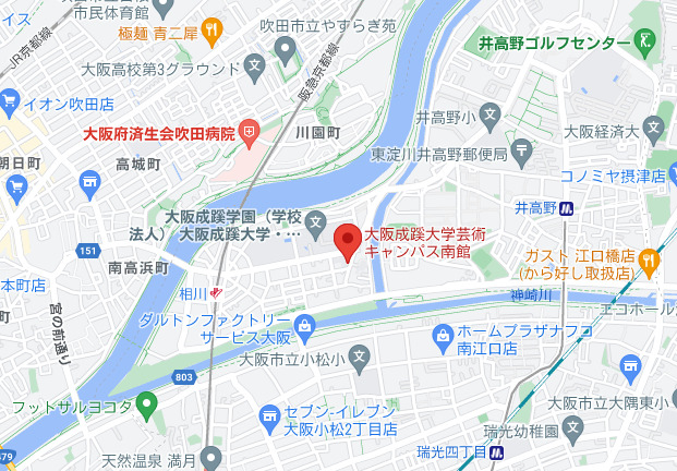 大阪成蹊大学周辺マップ