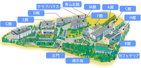 神戸女子大学キャンパスマップ