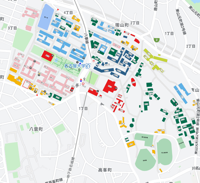 名古屋大学キャンパスマップ
