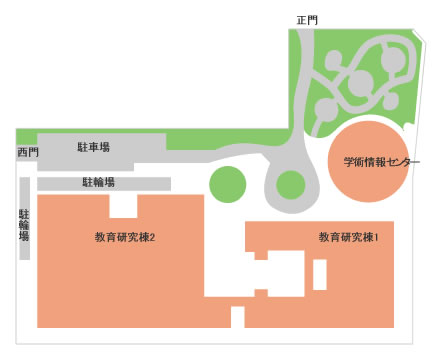 県立広島大学キャンパスマップ