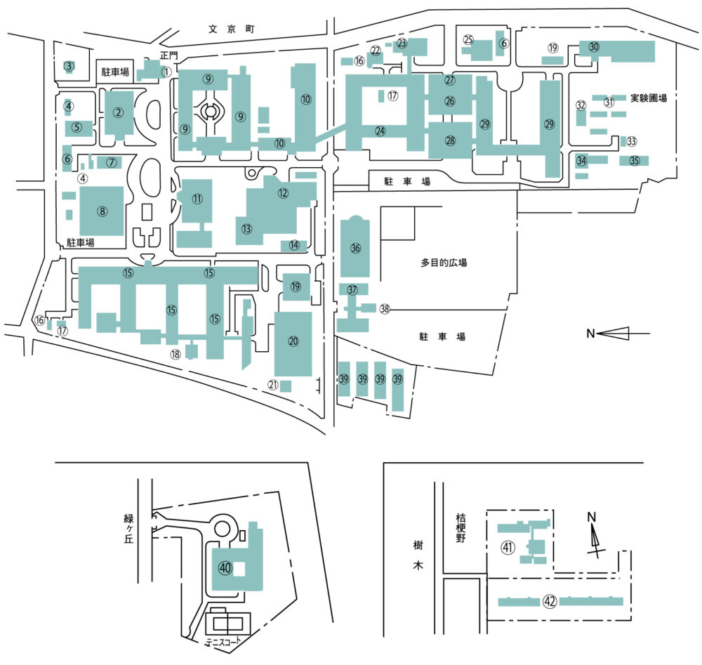 弘前大学キャンパスマップ
