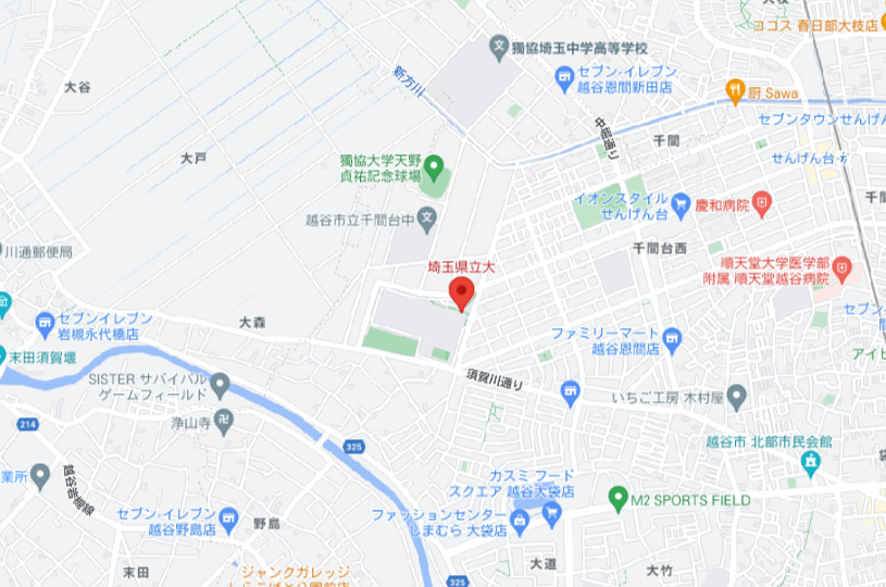 埼玉県立大学周辺マップ