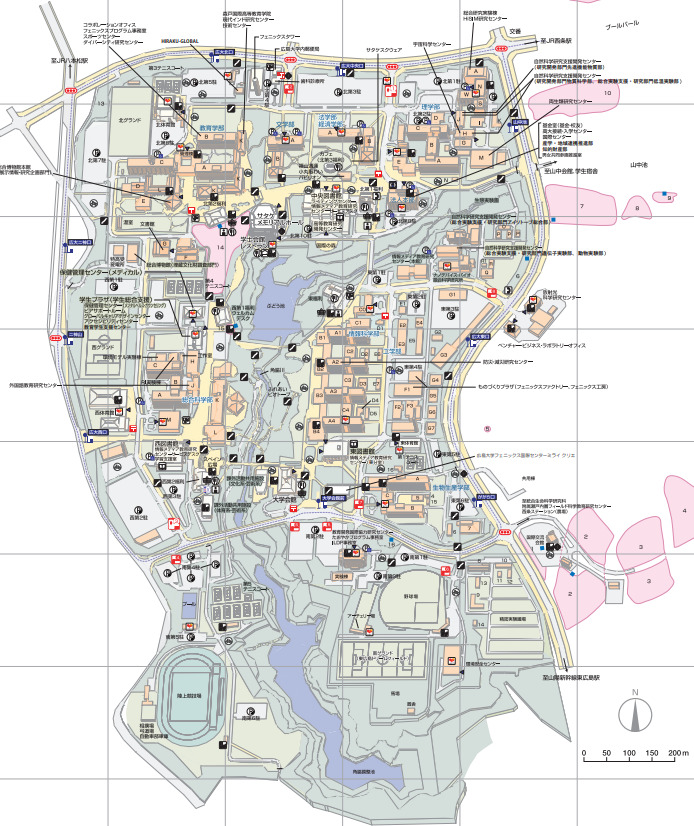 広島大学キャンパスマップ