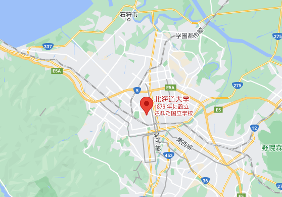 北海道大学周辺マップ