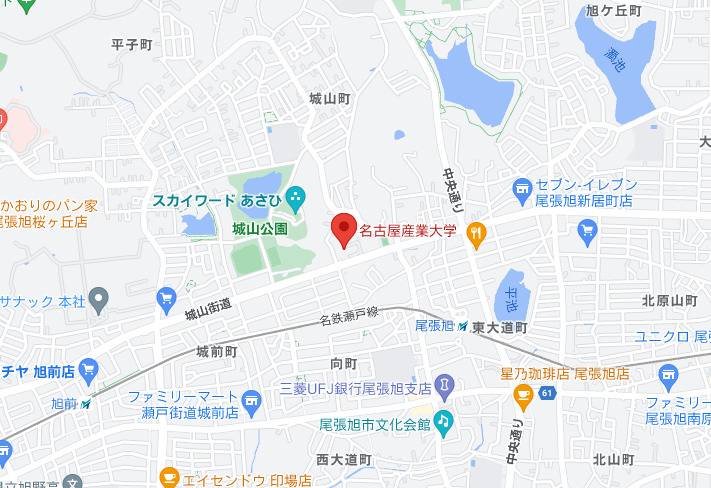 名古屋産業大学周辺マップ